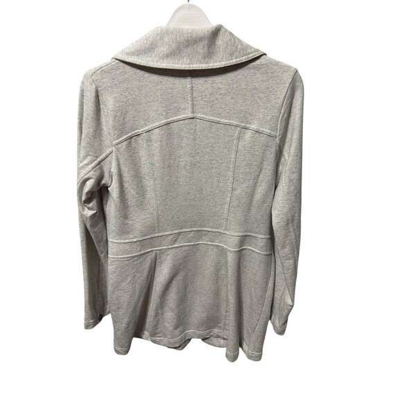 Cabi Style#210 Foldover Collar Jacket Size Medium Heather Gray EUC - Picture 8 of 12